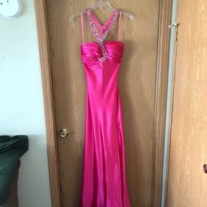 Hot Pink Prom Dress